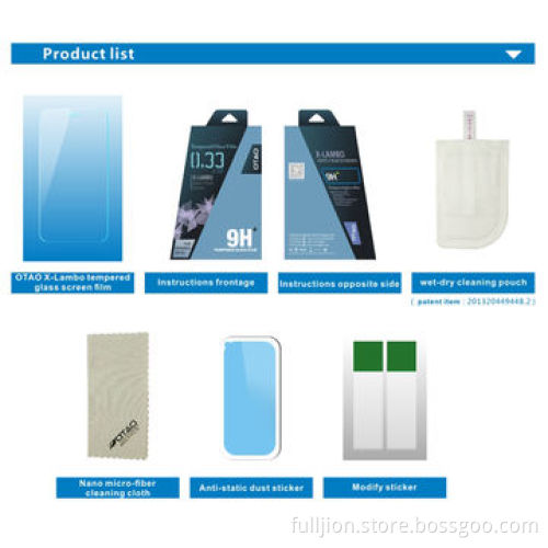 Super Anti-fingerprint Tempered Glass Mobile Phone Screen Protectors for LG G2